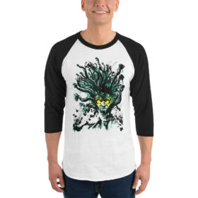 Medusa Look Away Raglan